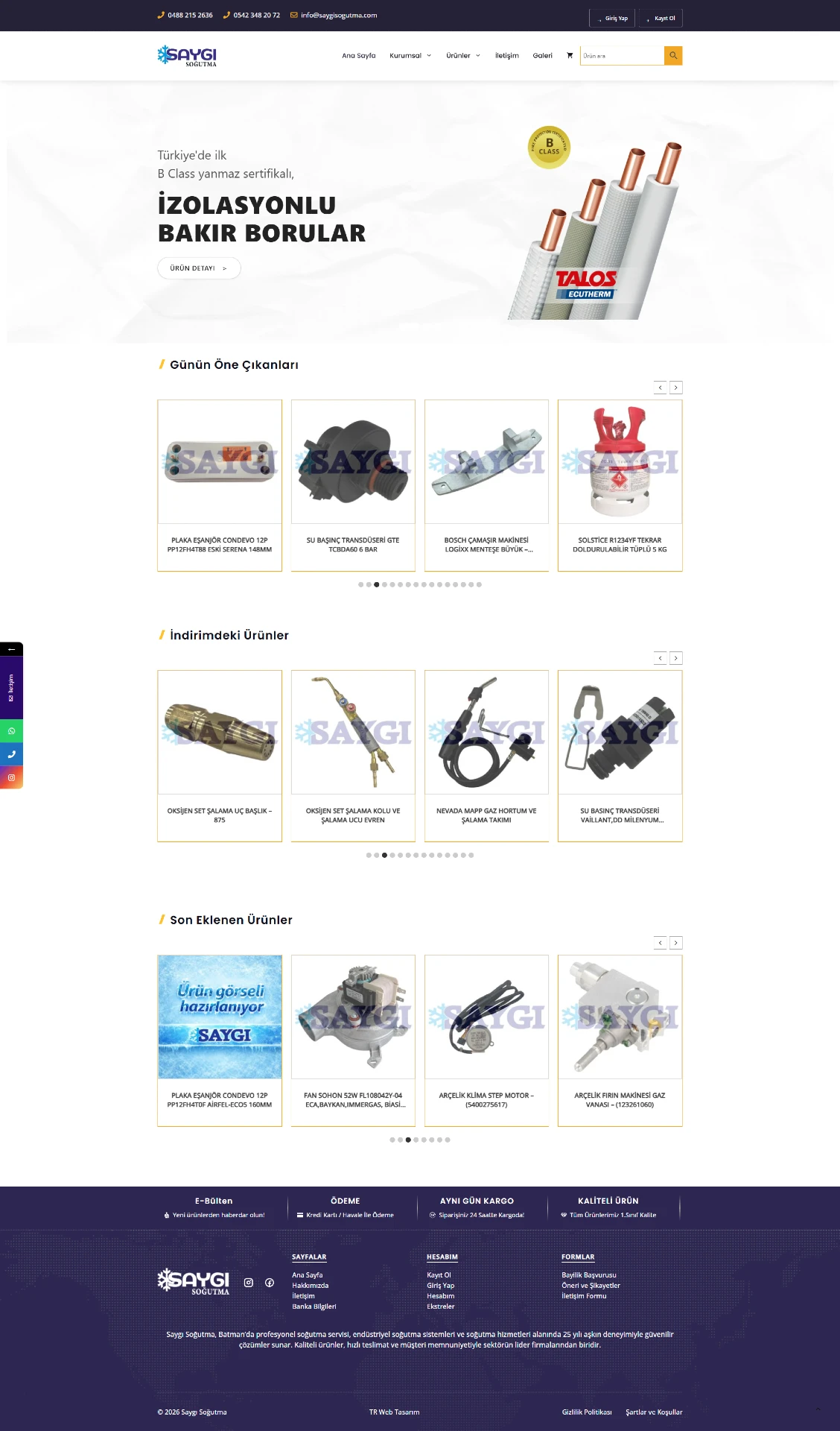 Kurumsal E-Ticaret Web Sitesi Tasarımı - e-ticaret web sitesi tasarımı, online mağaza referansı. Web tasarım firması, web tasarım fiyatları.