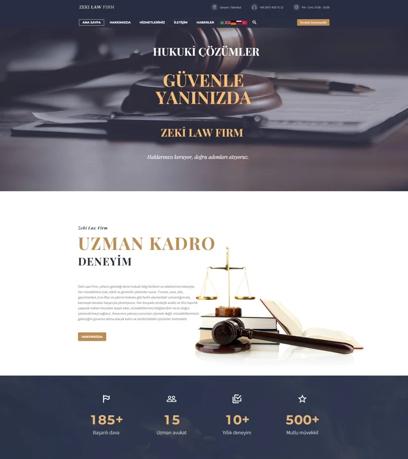 Hukuk Bürosu Web Sitesi web sitesi
