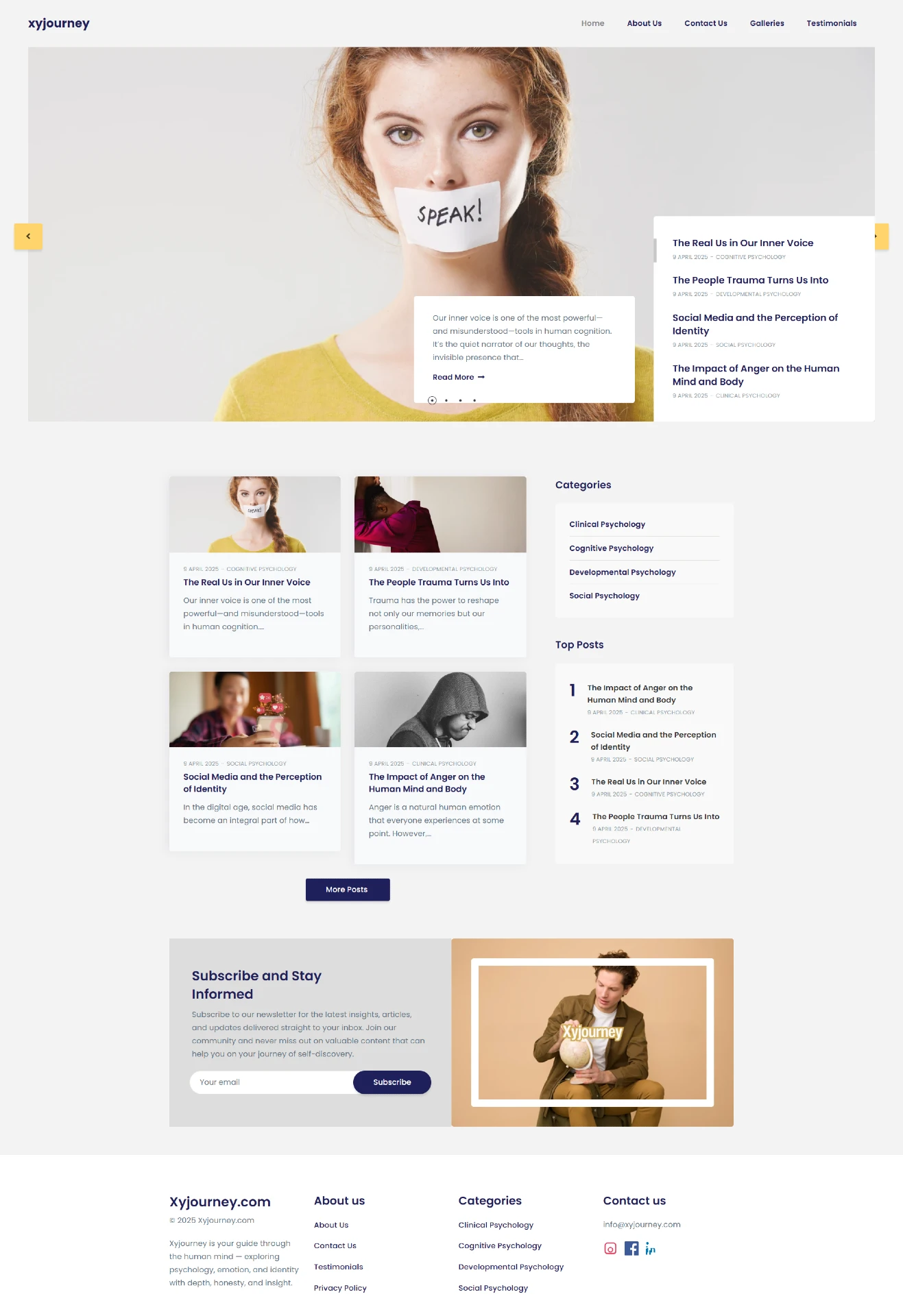 Kişisel Blog Sitesi