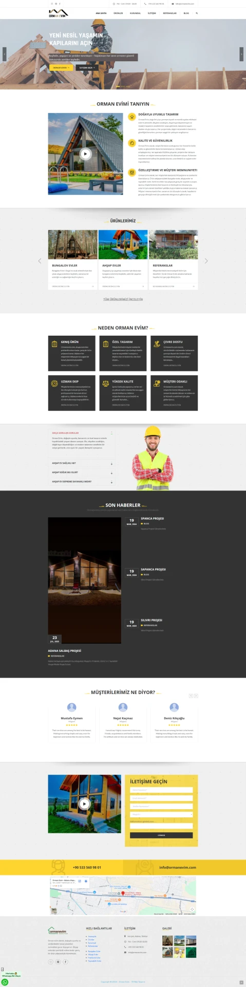 Ormanevim web sitesi