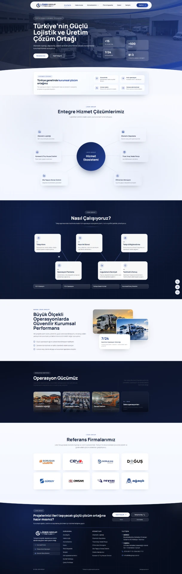 Lider Group Web Tasarım Case Study