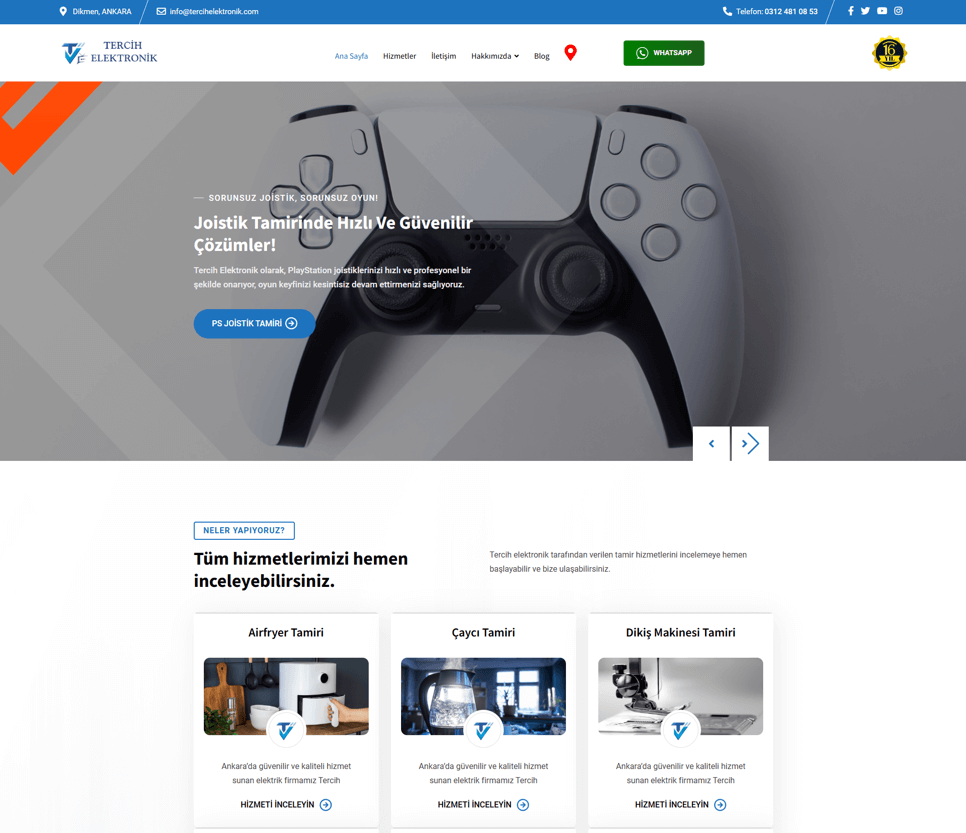 Elektrikçi Sitesi web sitesi