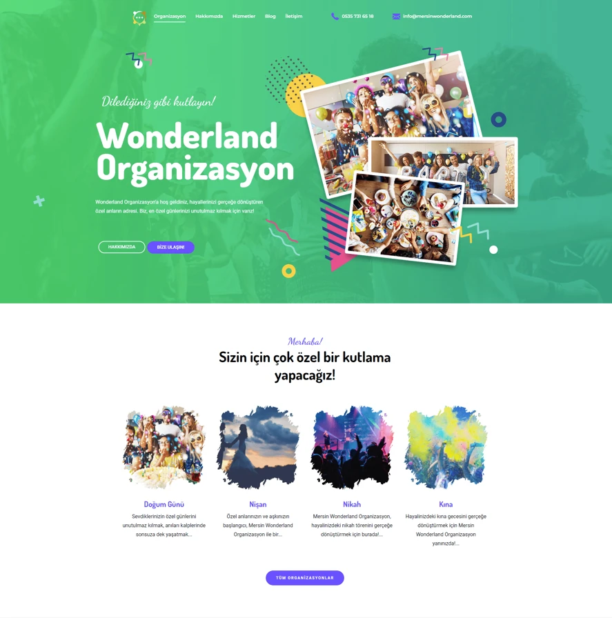 Wonderland web sitesi